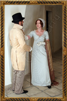 Dzienny ubir gentlemana - frak, kamizelka, dugie spodnie. 1808-1815